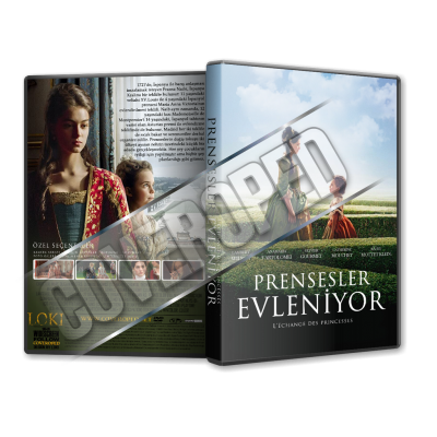 Prensesler Evleniyor - L'échange des princesses 2017 Türkçe Dvd Cover Tasarımı